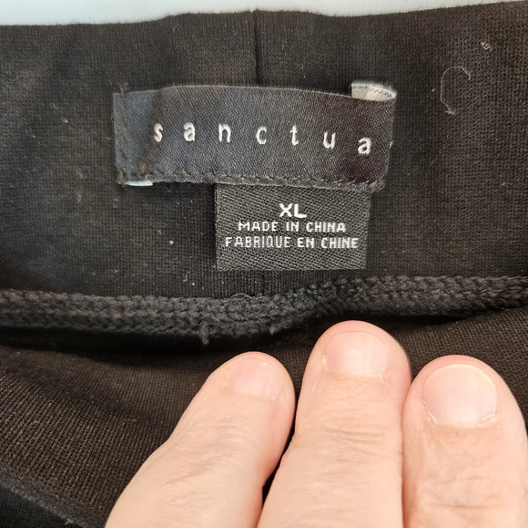 Sanctuary Womens Ponte Black Jeggings Sz XL Ultimate Comfort & Stretch Thick. - Picture 5 of 11